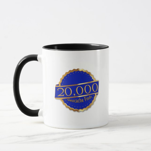 Taza 20.000 FINDS LOVE GeoCaching AWARD (Izquierda)