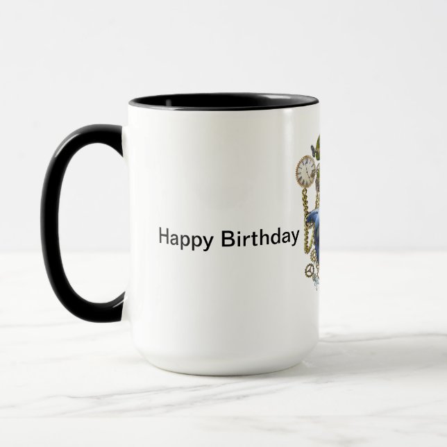 Taza 21.º cumpleaños de Steampunk (Izquierda)