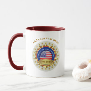 Taza 250º Aniversario USA Patriótico   1776–2026