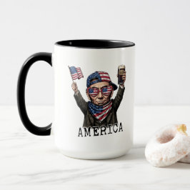 Taza 250 años aniversario de América 1776 Lincoln Abe