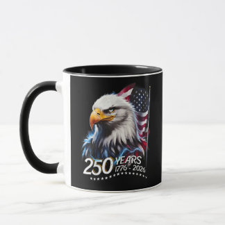 Taza 250 Años Aniversario Patriótico Estadounidense 250