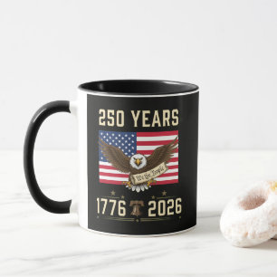Taza 250 años de patrimonio americano 1776 2026