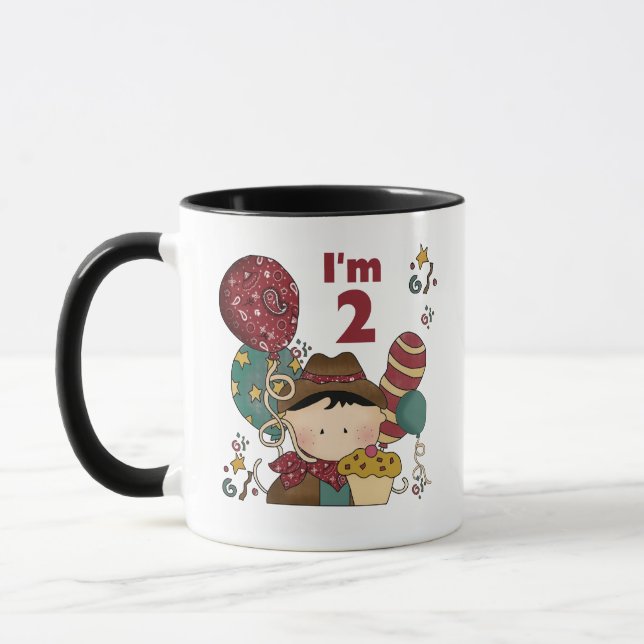 Taza 2.ª Cowboy camisetas y regalos (Izquierda)