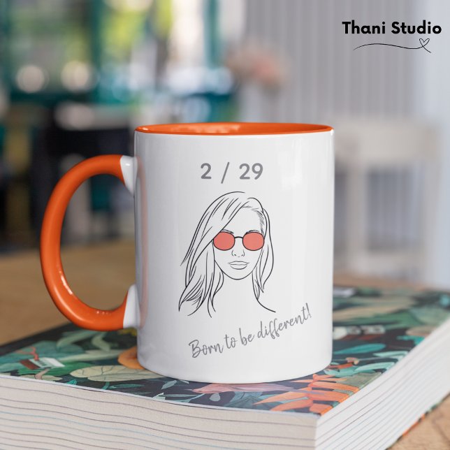 Taza 2 / 29 Nacido para ser diferente cumpleaños de año (Subido por el creador)