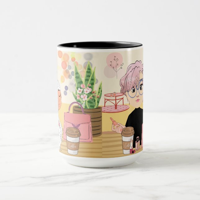 TAZA 2 AMIGOS EN EL CAFÉ (Centro)