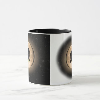 Taza 2 caras de Caballo Luna Negra