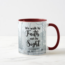 Taza 2 Corintios 5:7 Caminar por la fe no por la vista