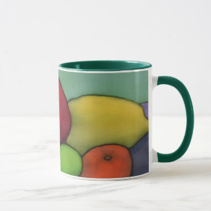 Taza 2 de la fruta cítrica y de la granada