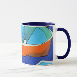 Taza 2 de los barcos de Rowing