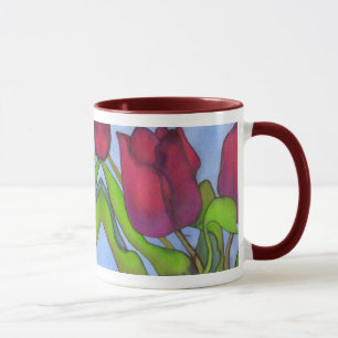 Taza 2 de los tulipanes