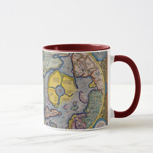 Taza #2 de Mercator Polo Norte (Derecha)
