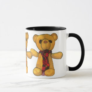 Taza 2 del peluche de la bufanda