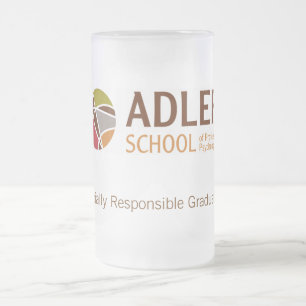 Taza 2 del vidrio esmerilado de la escuela de