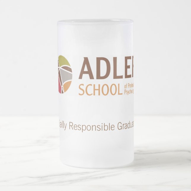 Taza 2 del vidrio esmerilado de la escuela de (Centro)