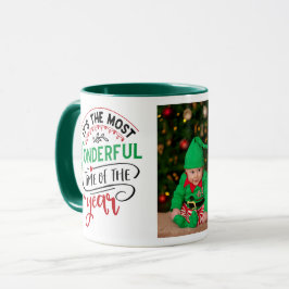 Taza 2 Foto más maravillosa época del año Navidades