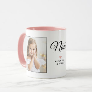 Taza 2-Photo Te Amo Nan/Nana/Abuela/Otra
