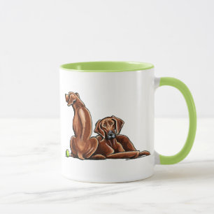 Taza 2 Rhodesian Ridgebacks