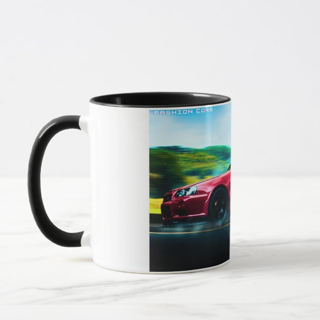 Taza 2 tonos de 2000"coche deportivo tazón café clásico (Izquierda)