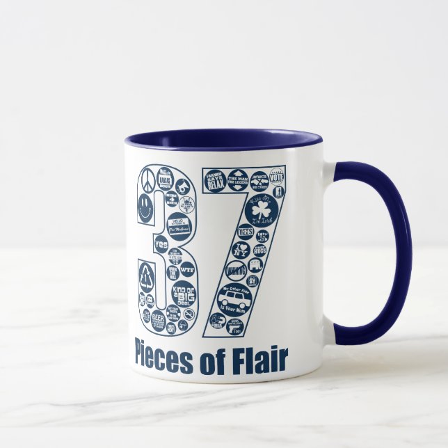 Taza 37 pedazos de instinto (letras oscuras) (Derecha)