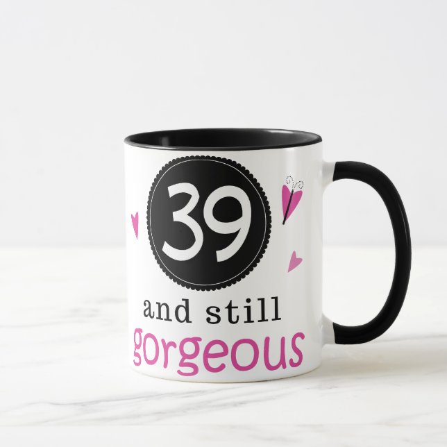 Taza 39 y aún idea magnífica del regalo de cumpleaños (Derecha)
