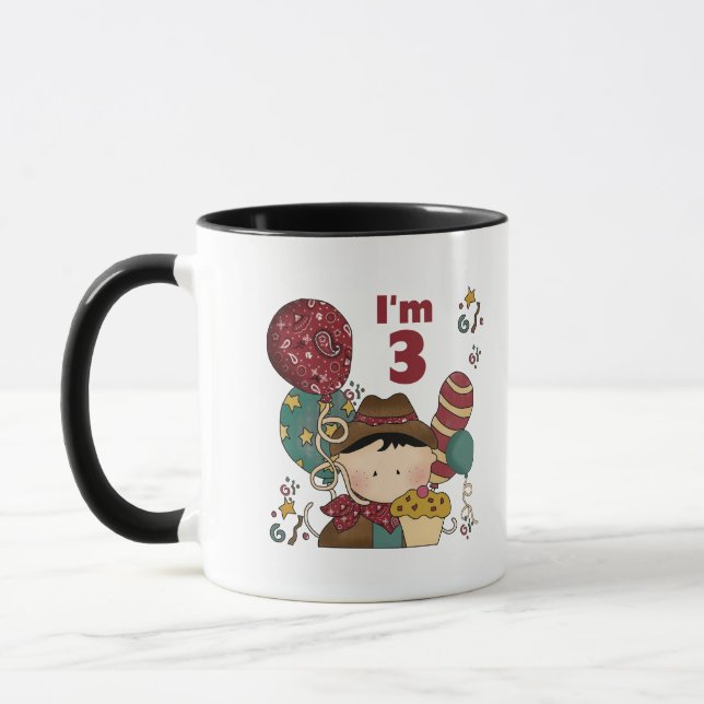 Taza 3.ª Cowboy camisetas y regalos (Izquierda)