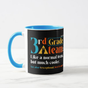 Taza 3.ᵉʳ Equipo Como Un Equipo Normal Pero Mucho Más F