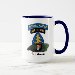 Taza 3.ᵉʳ Grupo de Fuerzas Especiales Berets Verdes SFG