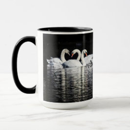Taza 3 Cisnes y Reflexiones