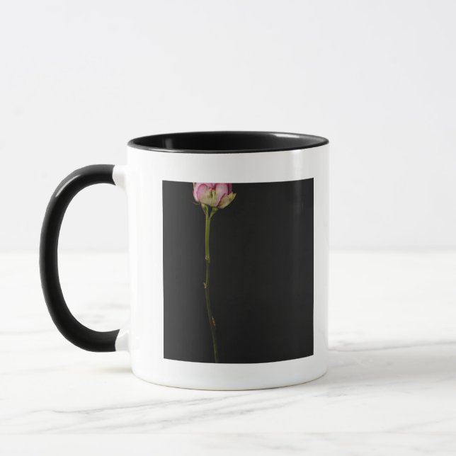 Taza 3 color de rosa rosados (Izquierda)