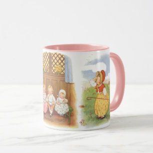 Taza 3 diferentes rimas infantiles vintage de Mary LaFe