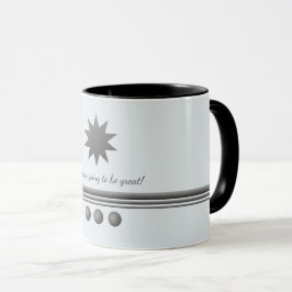 Taza 3 Esfera Plata Texto Profesional Mug