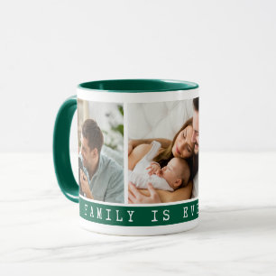 Taza 3 imágenes de la familia multiCollage de fotos pre