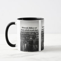 3 John 1:11 KJV Biblia Scripture Pic 2-Tone Mug