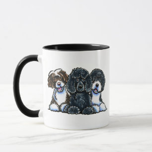 Taza 3 Perros de agua portugueses