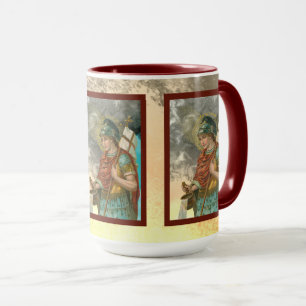 Taza 3xSt. Florian con Cubeta (Humo; M 019) 15 oz.