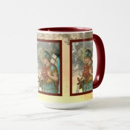 Taza 3xSt. Florian con cubo (humo; M 019) 15 oz.