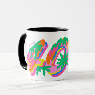 Taza 404 Coded Drip Tipografía PNG G fundido Colorido