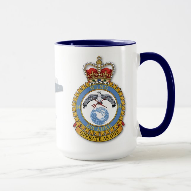 Taza 405 Escuadrón/14 Ala CP-140 Aurora Mug (Derecha)