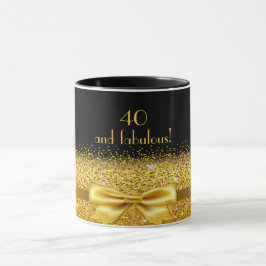 Taza 40 magnífica elegancia de oro negro