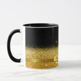 Taza 40 magnífica elegancia de oro negro