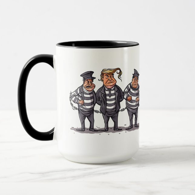 Taza #45 El ex presidente convicto Felon Donald Trump (Izquierda)