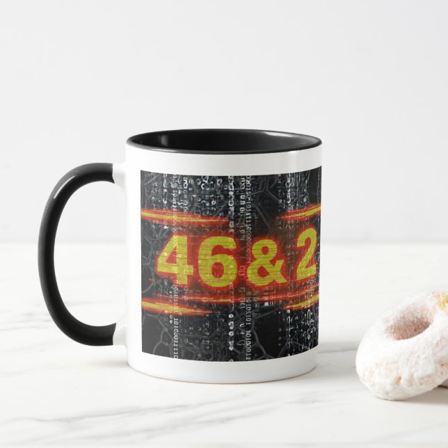 Taza 46 & 2 Cyberpunk Signal Mug (Con donut)