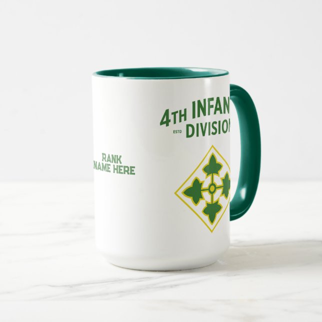 Taza 4.ª División de Infantería Personalizable de dos t (Anverso derecho)