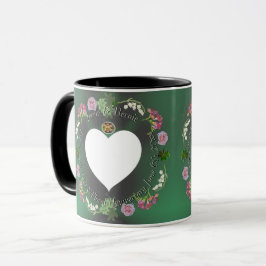 Taza 4.º Aniversario de Fruta y Boda Floral