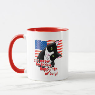 Taza 4.º gato de julio