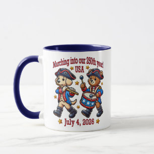Taza 4 de julio 2014: 250 Aniversario Semiquincentenari