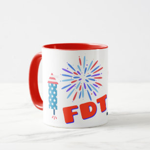 Taza 4 de julio FDT Foxtrot Delta Tango