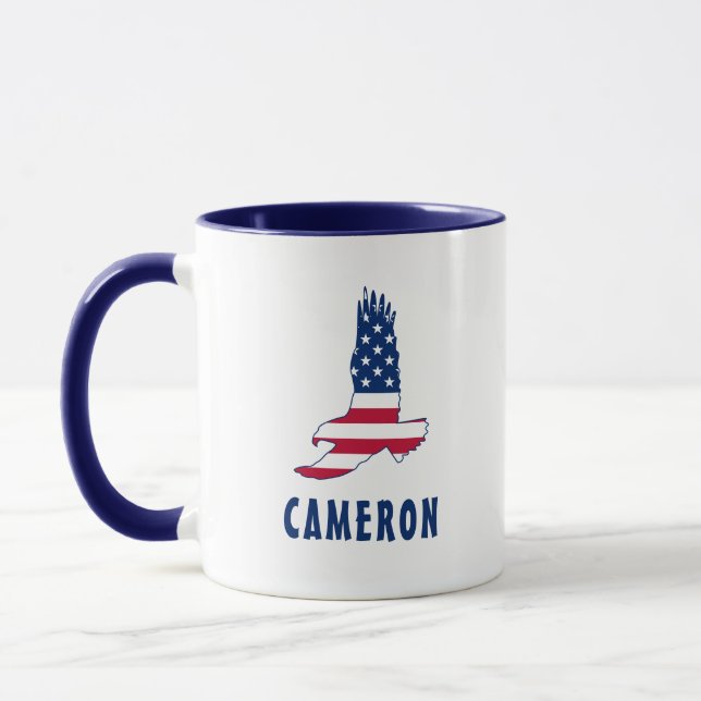 Taza 4 De Julio Nombre Estados Unidos Bandera Estados U (Izquierda)