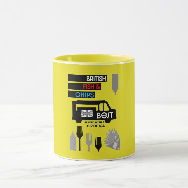 Taza 4 de junio - Día del pescado y el Chip (Centro)
