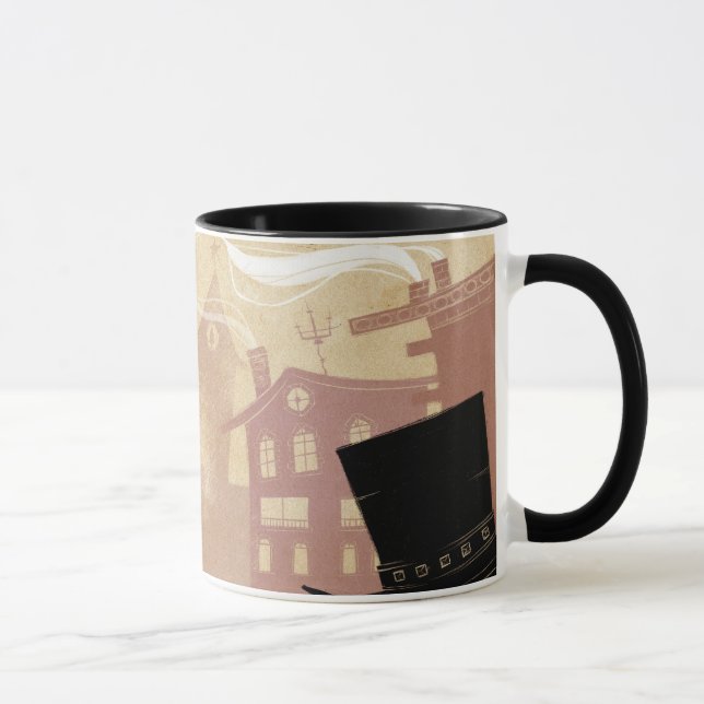 Taza 4 pequeños monstruos - caminando a través de (Derecha)